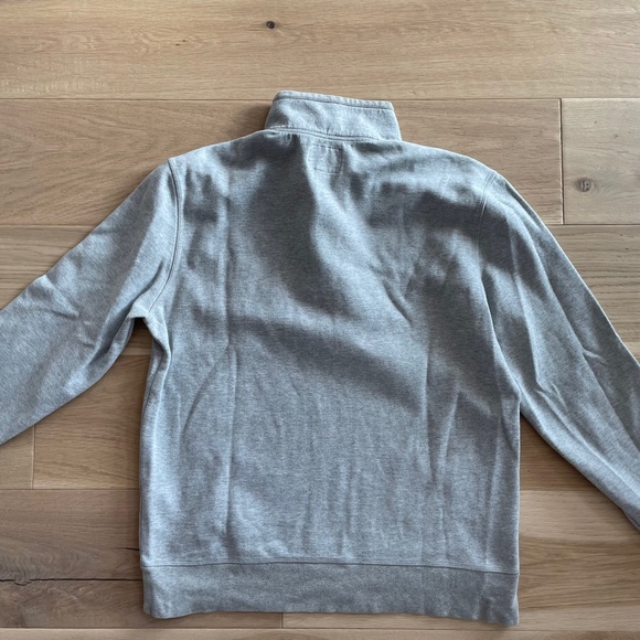 ROOTS 1/4 Zip Pullover Light Grey GUC - Picture 2 of 8